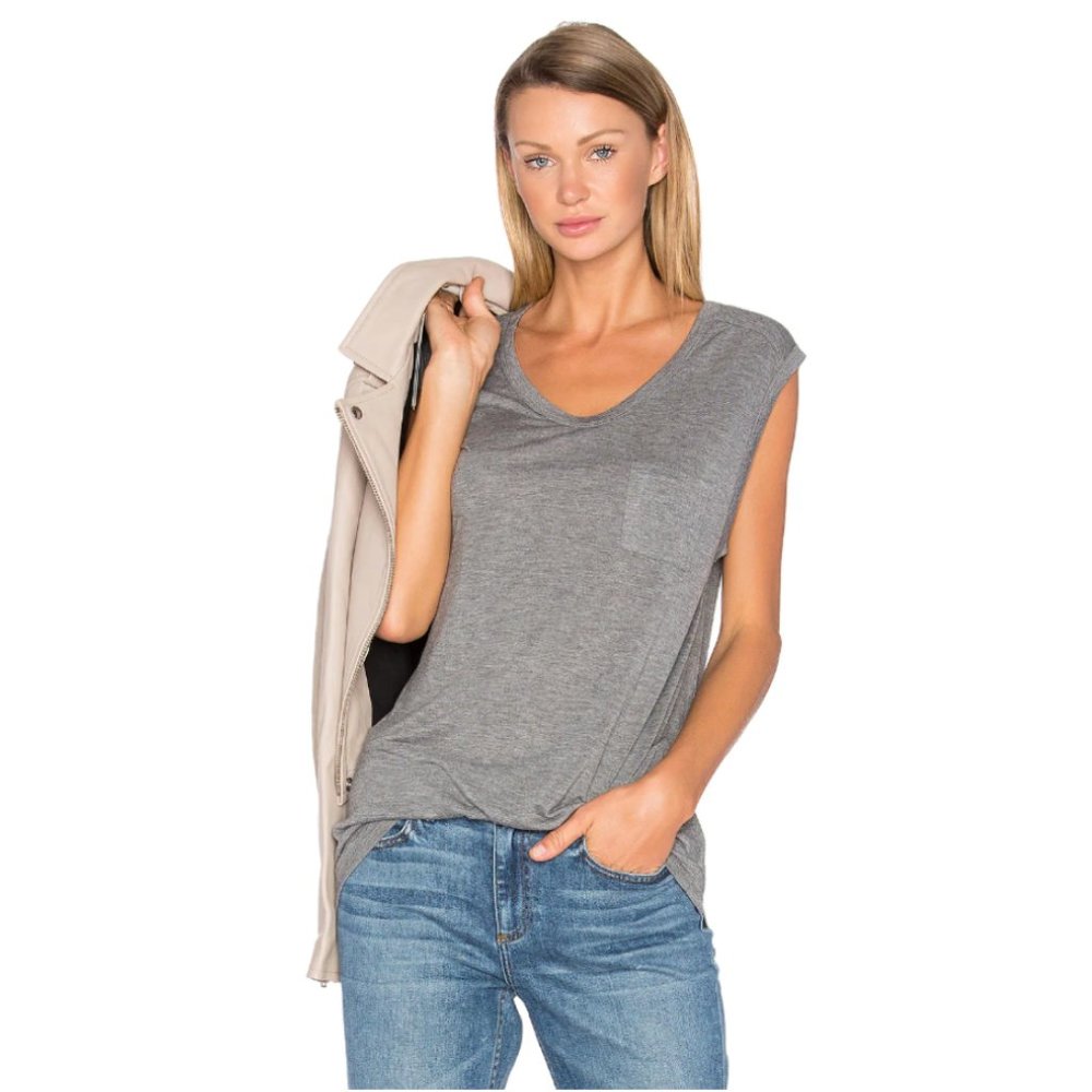 alexander wang classic pocket muscle tee